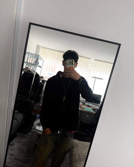 THRUXTON "MIDNIGHT TARTAN" ZIP HOODIE (S-M)