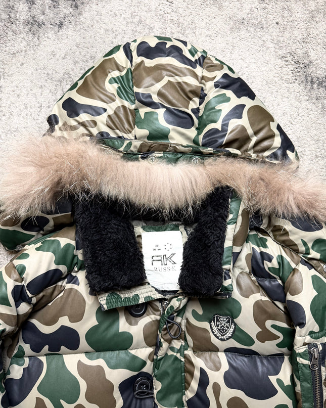 RUSS K "CAMOUFLAGE SILENCE" PUFFER