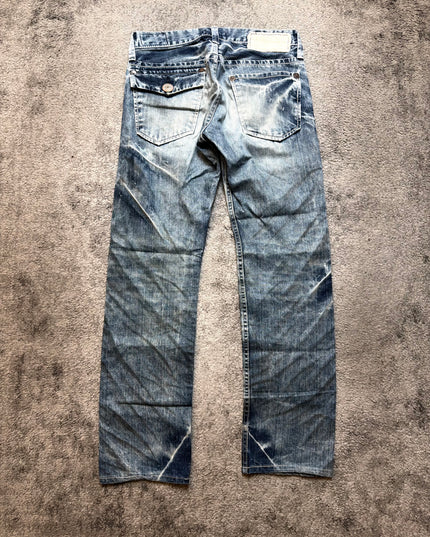 BLUE WAY "WORN SILENCE" DENIM