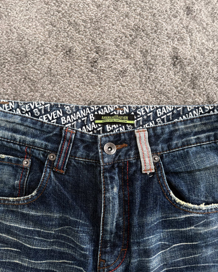 BANANA SEVEN "SCRIPT FADE" DENIM (S)