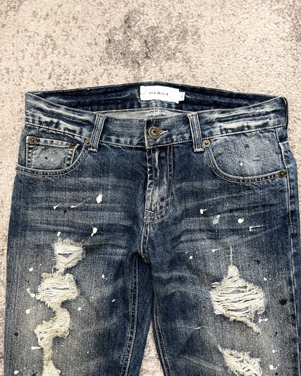 BEAST "SPLATTER WRECKAGE" DENIM