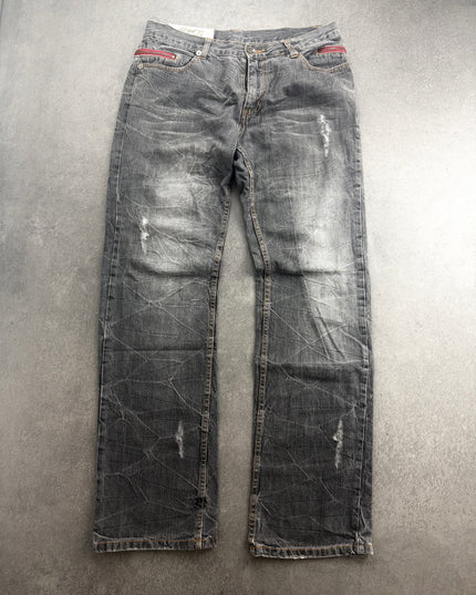 ANTFUI "GREY COLLAPSE" DENIM (M)
