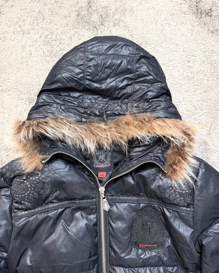 KD "BLACK STATIC" PUFFER