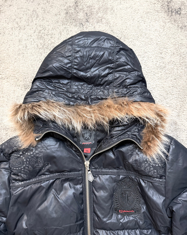 KD "BLACK STATIC" PUFFER