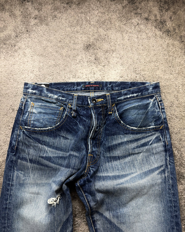 BLUE WAY "BROKEN WHISPERS" DENIM