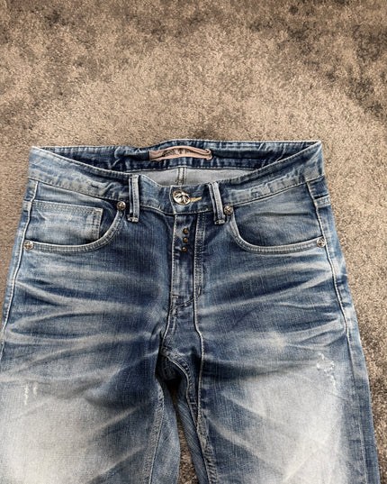 COOK JEANS "BLEACHED HORIZON" DENIM