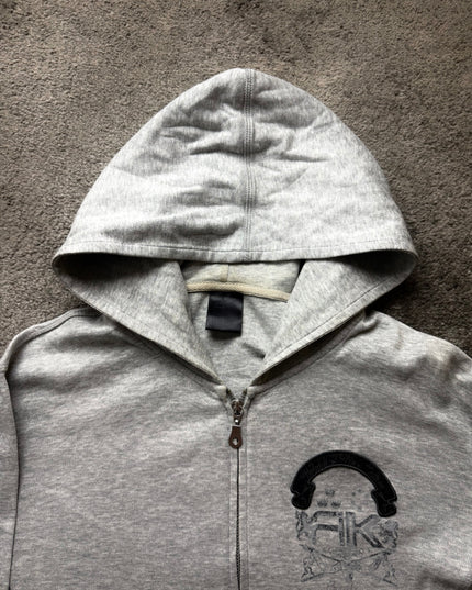 RUSS K "SILVER ACADEMY" ZIP HOODIE (S)