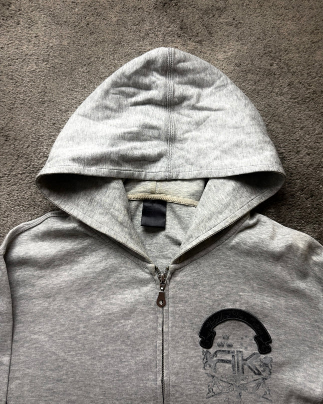 RUSS K "SILVER ACADEMY" ZIP HOODIE (S)
