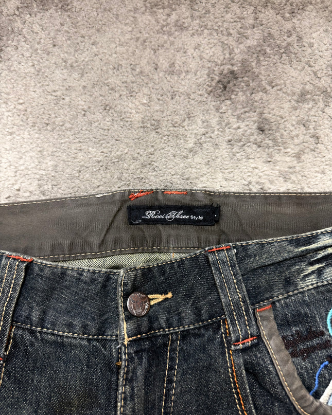 ROOT THREE "TRIBAL FLARE" DENIM