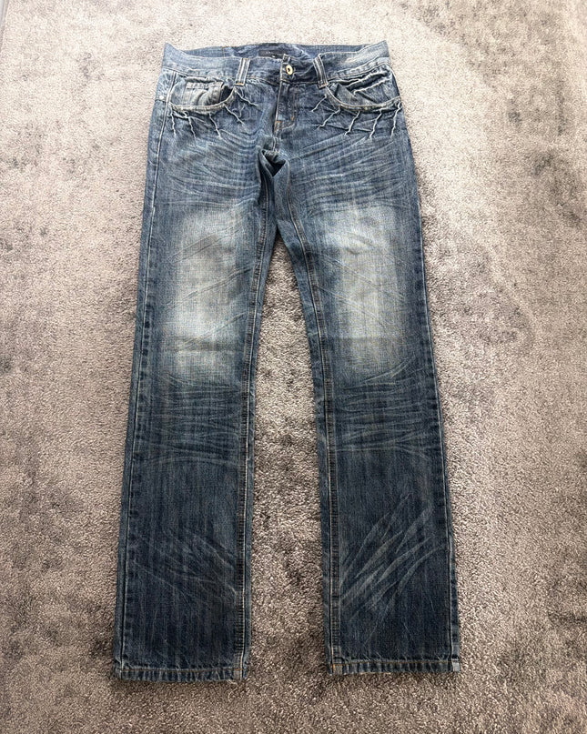 LA GATE "WEB STITCH" DENIM (M)