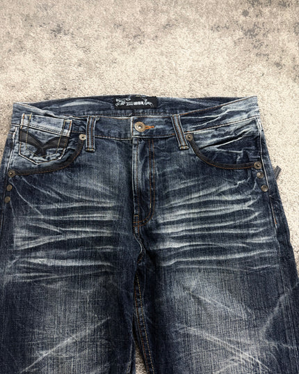 ORIRIN "GHOST FADE" WHISKERED DENIM (M)