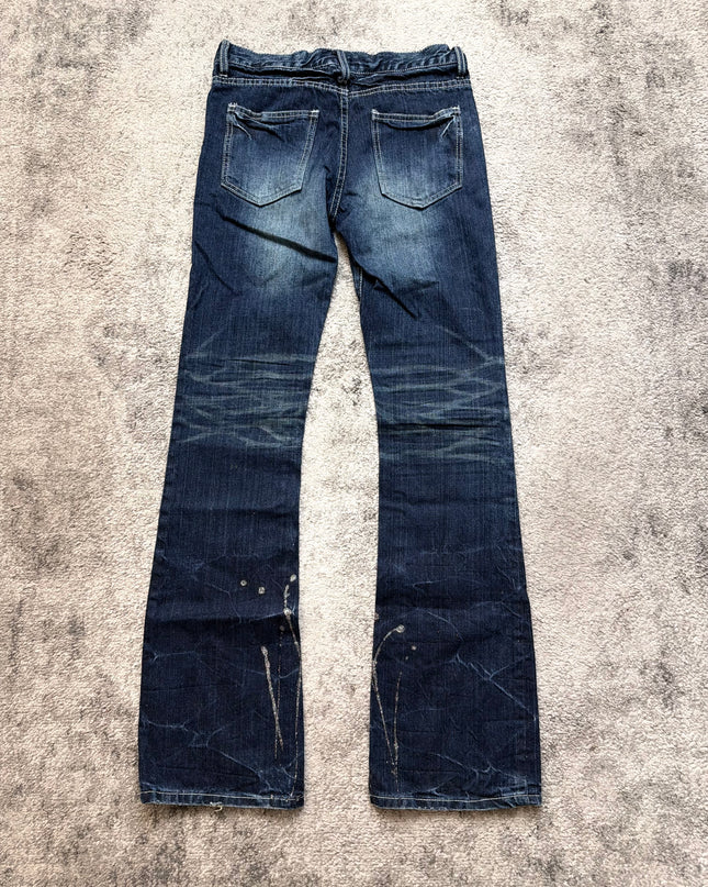 TRAVAS "NOCTURNE PAINT-SPLASH" DENIM