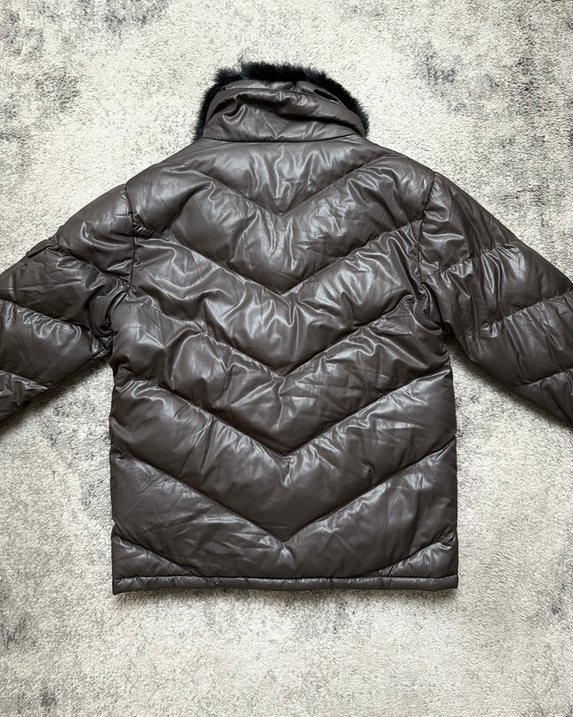 TAKEO KIKUCHI "FAUX FUR" PUFFER