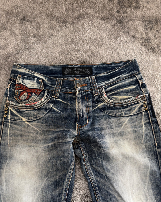 RED PEPPER "GHOST FADE EMBLEM" DENIM