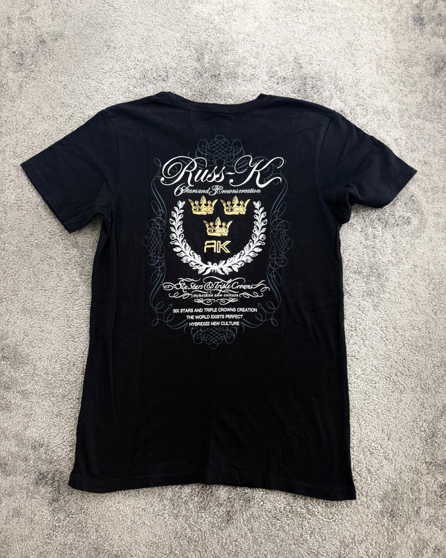 RUSS K "SCRIPT LOGO" TEE (M)