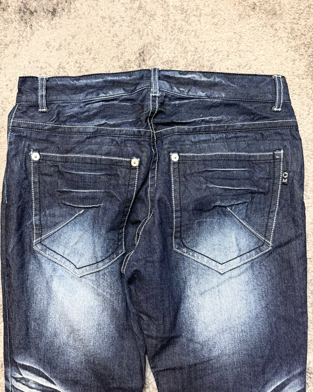 MORGAN "FOLDING SHADOWS" DENIM