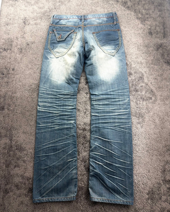 BEAST "CRIMSON STITCH" DENIM (S-M)