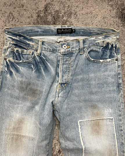 SAGH "RUST WASHED WORK" DENIM