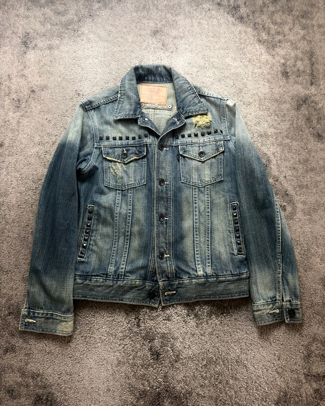 BEAMS "STUDLINE REBEL" DENIM JACKET