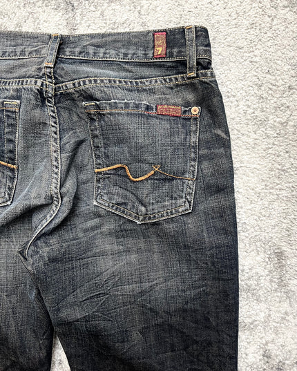 7 FOR ALL MANKIND "SHADOW WASH" DENIM