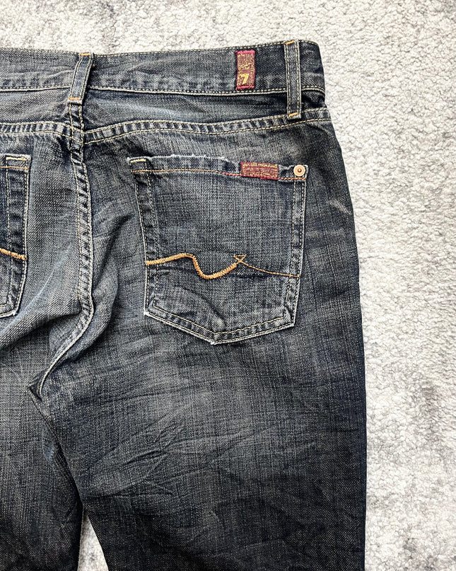 7 FOR ALL MANKIND "SHADOW WASH" DENIM