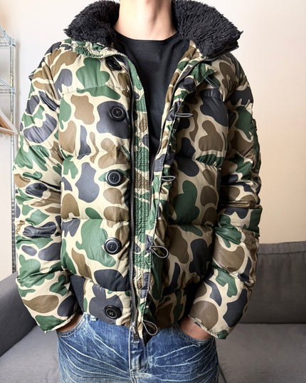 RUSS K "CAMOUFLAGE SILENCE" PUFFER