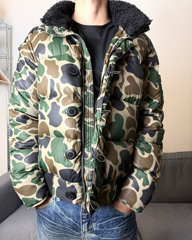 RUSS K "CAMOUFLAGE SILENCE" PUFFER
