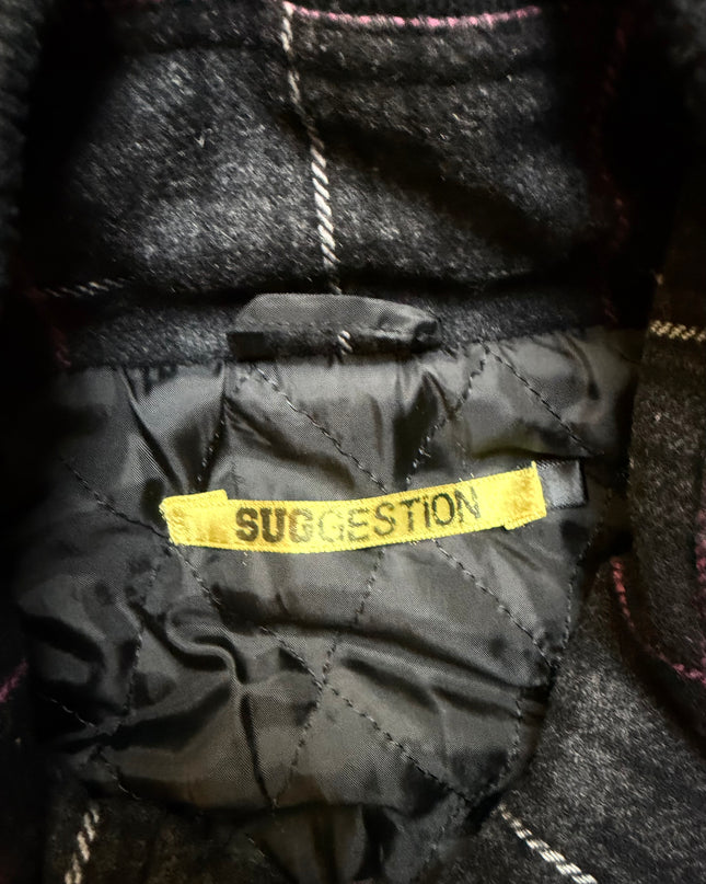 SUGGESTION "COLD STATIC PLAID" PUFFER