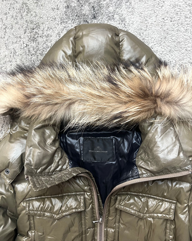 MENS MELROSE "URBAN FROST" FUR PUFFER