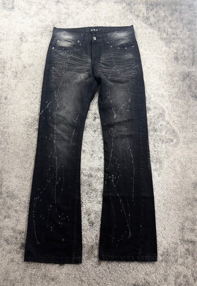K.U.I "MIDNIGHT SPLATTER" DENIM (S-M)