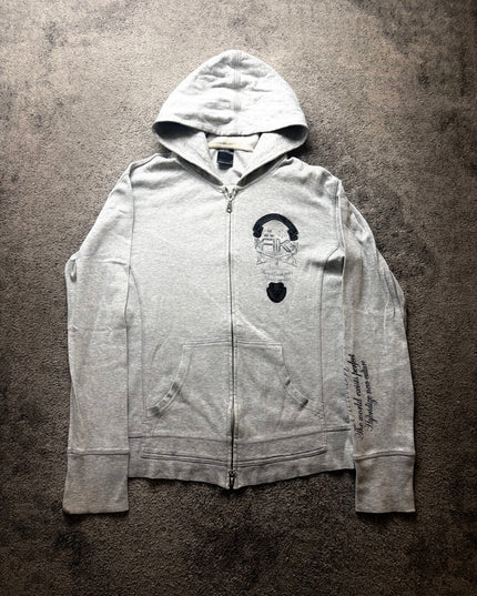 RUSS K "SILVER ACADEMY" ZIP HOODIE (S)