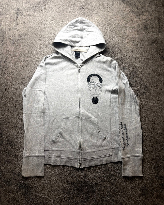 RUSS K "SILVER ACADEMY" ZIP HOODIE (S)