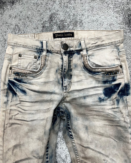 PASTA DENIM "BLEACH-SCAR" DENIM