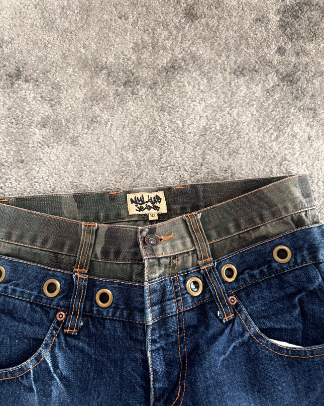NYLAUS "INDUSTRIAL FADE CODE" DENIM (S-M)