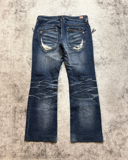NICOLE CLUB "NIGHTFRAME UTILITY" DENIM