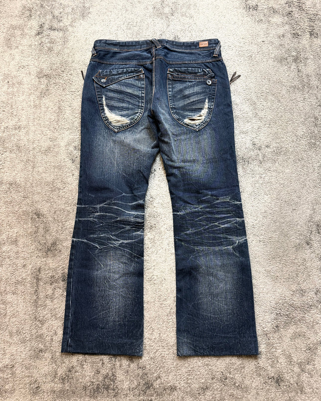NICOLE CLUB "NIGHTFRAME UTILITY" DENIM