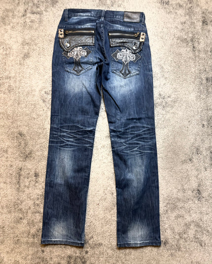 CLOUD72 "DISTORTED LOTUS" DENIM