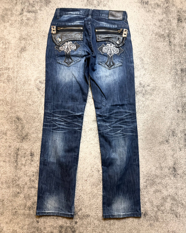 CLOUD72 "DISTORTED LOTUS" DENIM