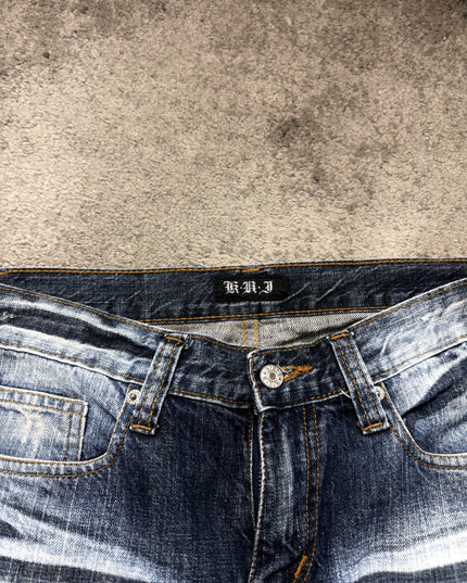 K.U.I "WHITE STATIC" DENIM
