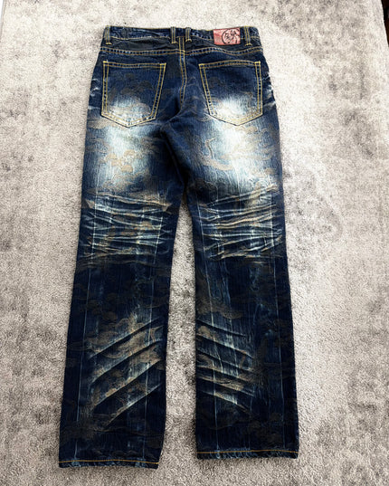 ETERNAL "WASHED INDIGO DAMAGE" DENIM (M)