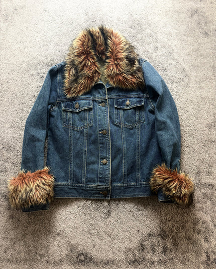 HEISEI "FUR RIOT" DENIM JACKET