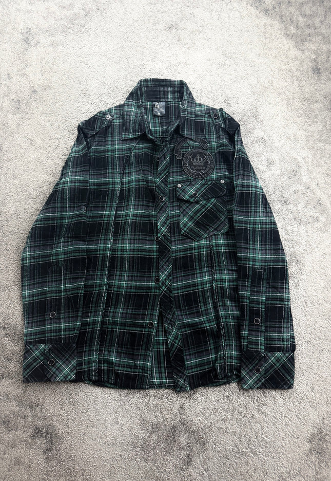 RUSS K "EMERALD SHADOW" FLANNEL (M)