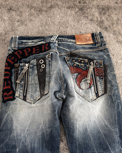 RED PEPPER "GHOST FADE EMBLEM" DENIM