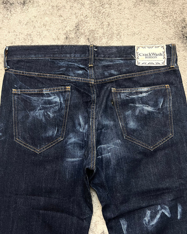 BOBSON "CRACK WASH" DENIM