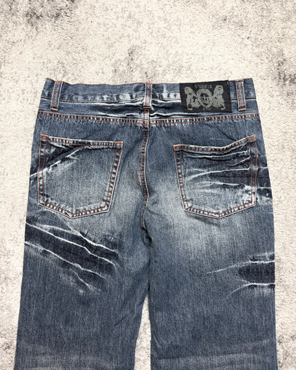 LOWBOX "CRACKED HORIZON" DENIM