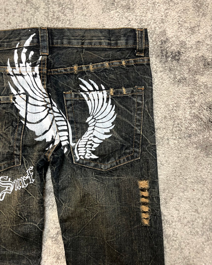 K.U.I "FALLEN WINGS" DENIM