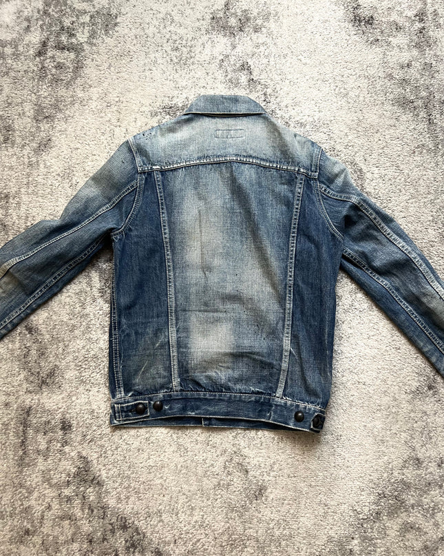 VANQUISH "BLEACH BURNT" DENIM JACKET