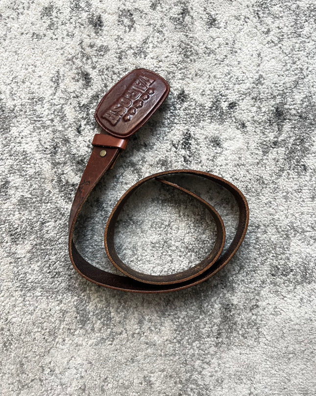 VAROSH EMBOSSED LEATHER BELT
