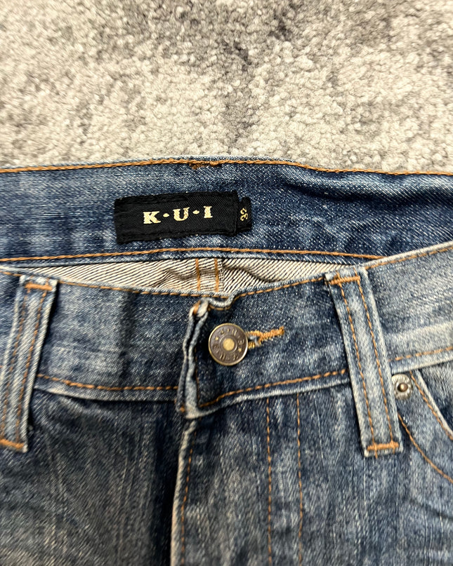 K.U.I "BRUSHSTROKE LUCK" DENIM