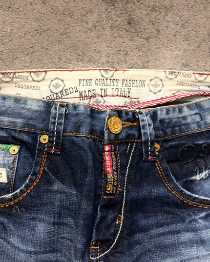 DSQUARED "SHADOW WHISKER" DENIM